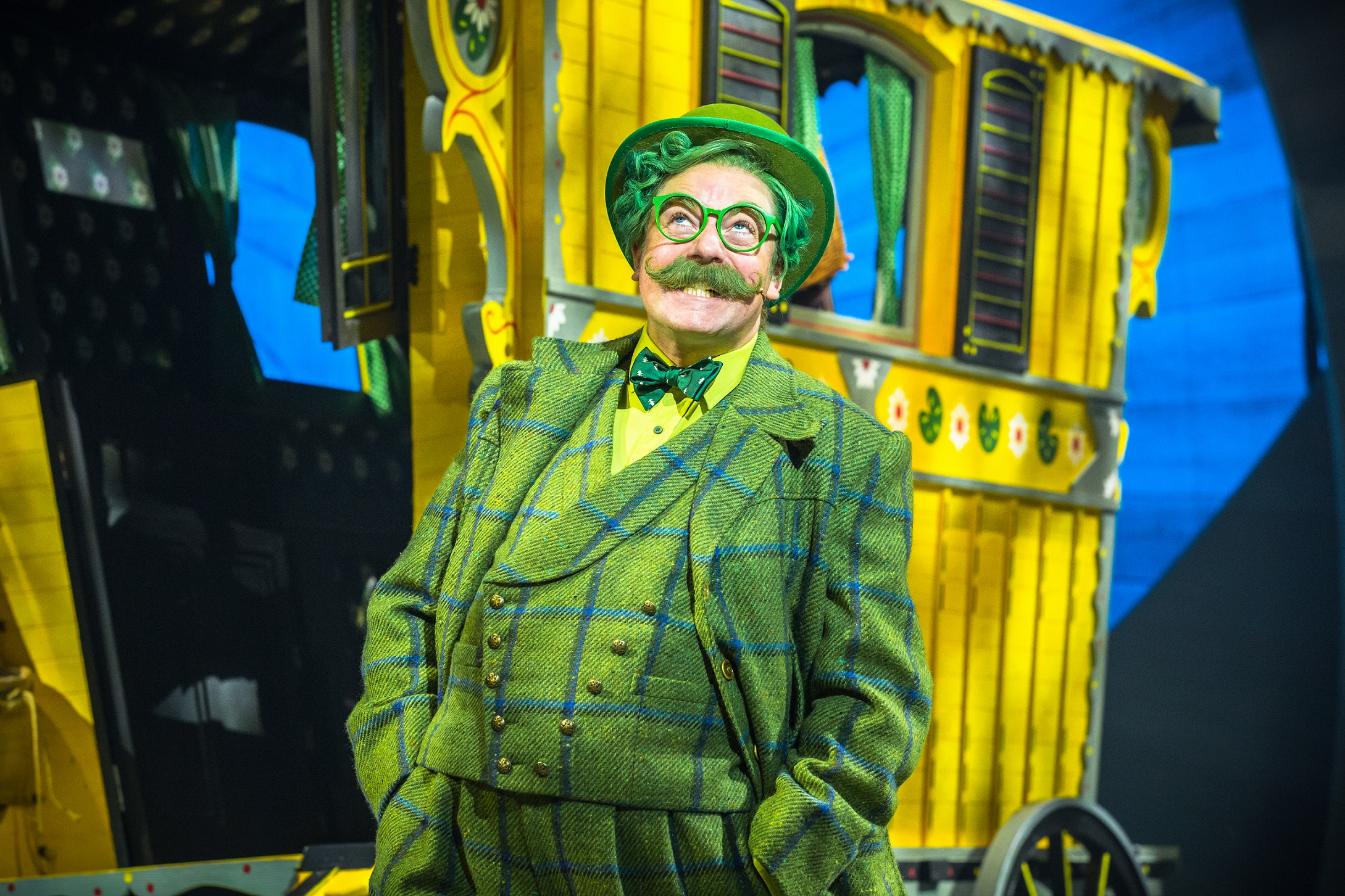 Rufus Hound as Mr Toad in The Wind in the Willows. Photo by Marc Brenner. Copyright Jamie Hendry Productions.jpg.jpg