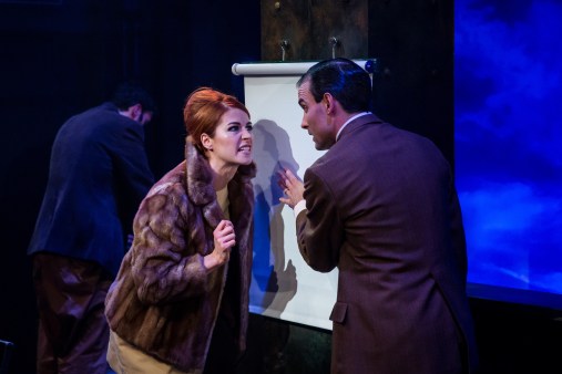 Ellen (Elsie Bennett) and Milt (Nick Barber) in Buckland Theatre Company's LUV at Park Theatre. Credit The Other Richard.JPG.JPG