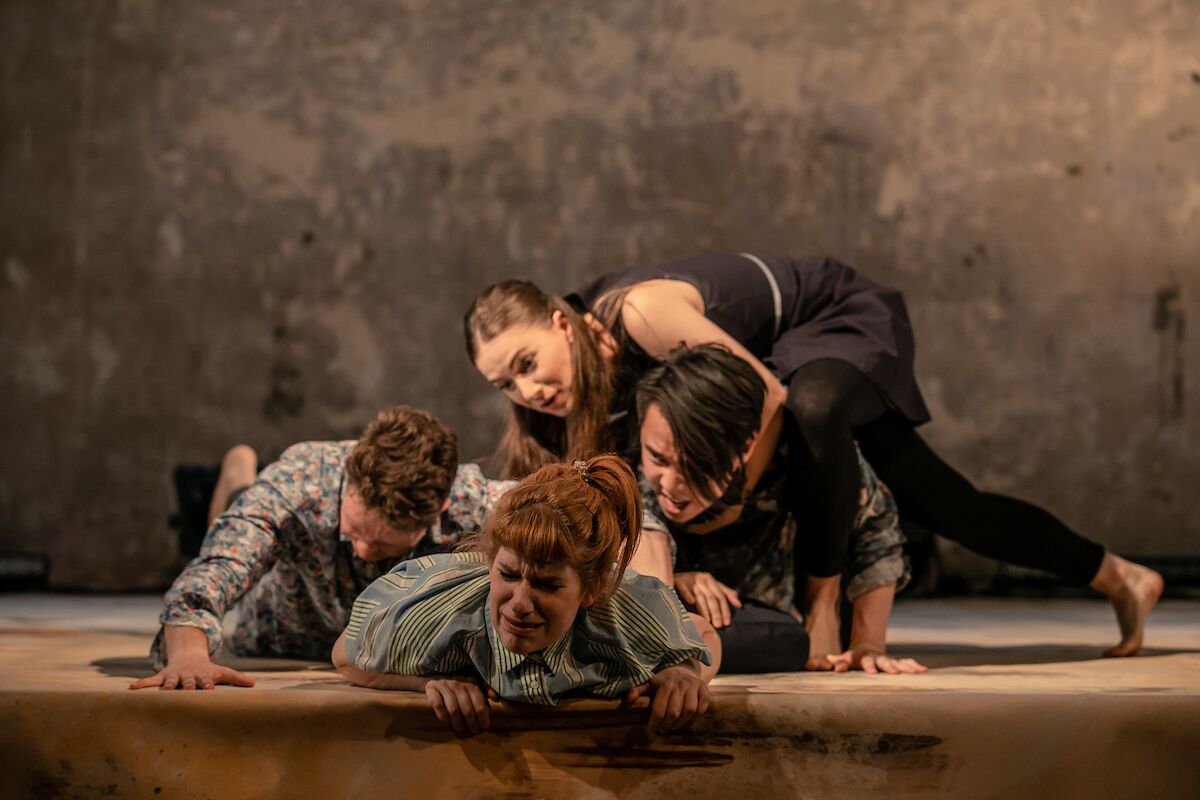 Christopher York, Laura Evans, Lowri Izzard and Jeremy Ang Jones in A Midsummer Night's Dream at Wilton's Music Hall, credit of The Other Richard._preview